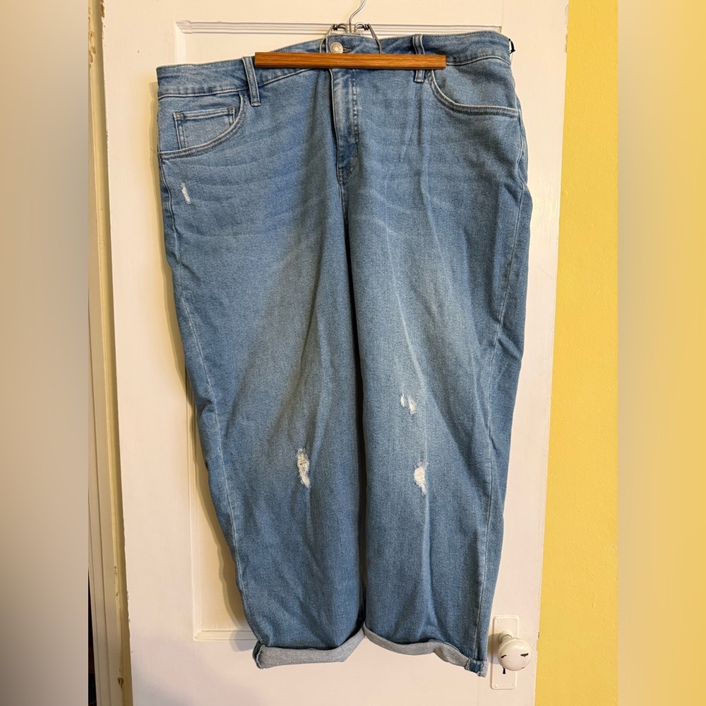 Ava & Viv Women's Straight Leg Denim Jeans